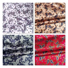 Wild Rag Scarf Western Cowboy Buckaroo Scarves Bandana Cowgirl Silky Paisley