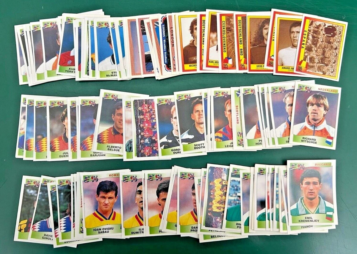 LOTTO MISTO 200 FIGURINE-STICKER-CALCIATORI PANINI-EURO 1996-LA LIGA