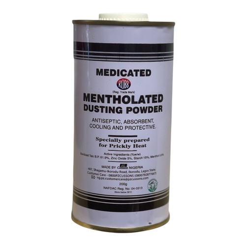 Polvo de polvo mentolado medicado ROBB para calor espinoso, 200 g - Imagen 1 de 2