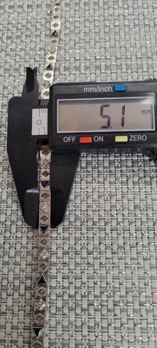 Antique Art Deco Platinum 14k Ladies Bracelet  - Picture 11 of 12