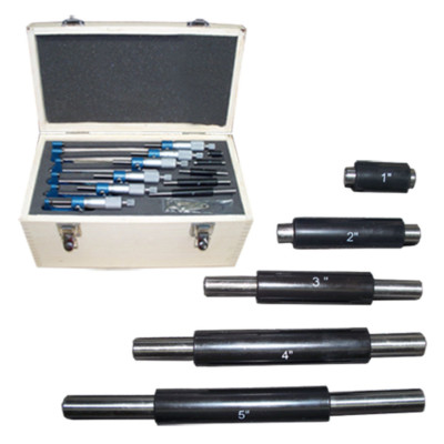 0-6 Precision Outside Micrometer Set 0.0001 Carbide Standards 6 PC Set New 0-6 Precision Outside Micrometer Set 0.0001 Carbide Standards 6 PC Set New