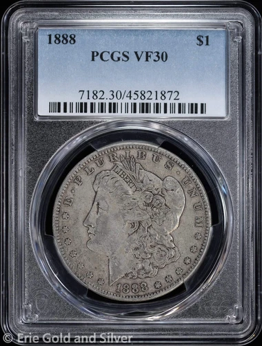 1888-P $1 Morgan Silver Dollar PCGS VF 30