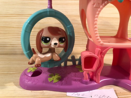 Vintage Littlest Pet Shop Playful Puppy House + Accessories + 1 Puppy #2035 2036 - Picture 7 of 10