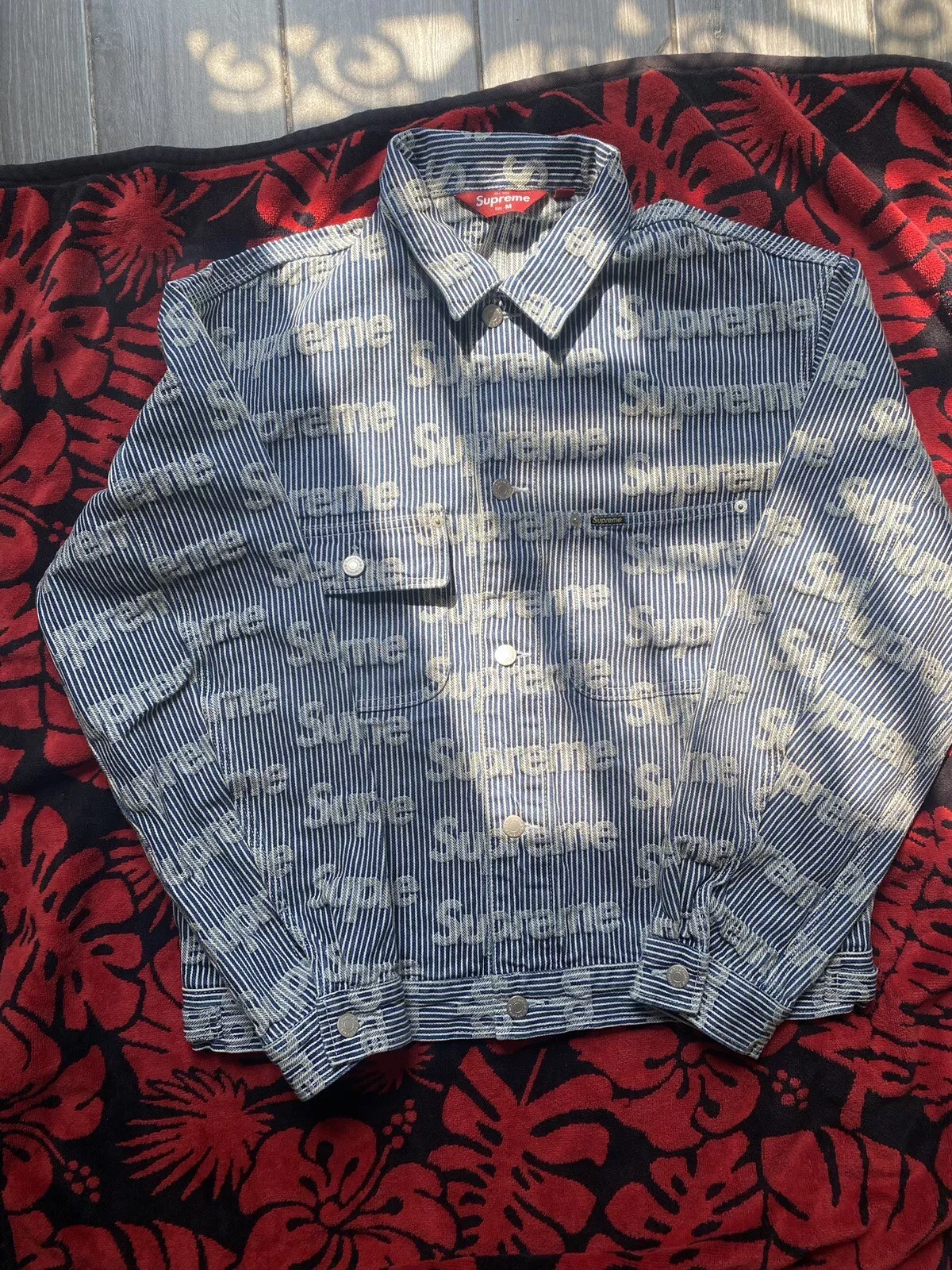 Veste de camionneur Supreme Denim Chore taille moyenne