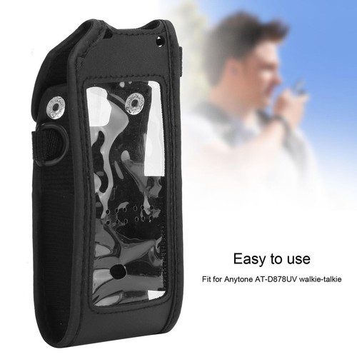 Protective Case Leather Cover for Anytone AT-D878UV/AT-D878UV Plus Two-Way Radio - Zdjęcie 11 z 12
