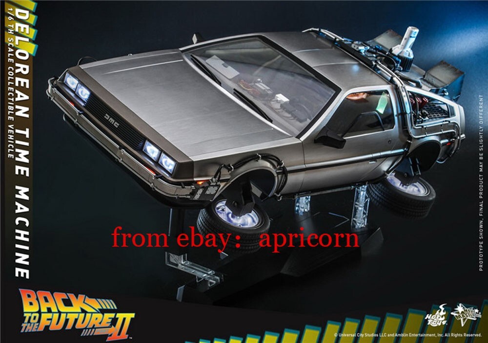 Hottoys MMS636 Back to the Future Part 2 DeLorean Time Machine 1/6