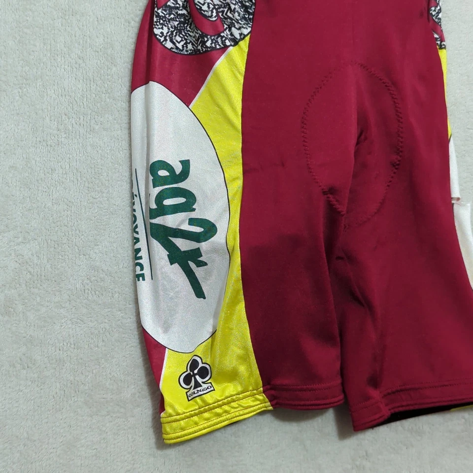 Culotte con tirantes de ciclismo Colgano vintage talla S para hombre Nalini rojo jersey acolchado carrera Foto 3 de 4