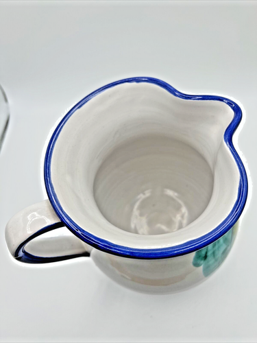 Vietri Krug mit Henkel und Obstmuster - Made in Italy - Bild 6 von 9