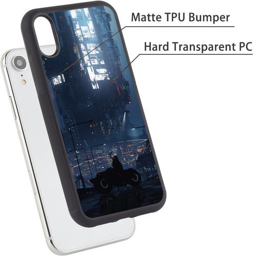Cover For iPhone X XS 11 12 13 14 15 Pro Max Cyber City Skyscraper - Picture 63 of 240