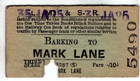 GWR LMS Collectable Railway Tickets