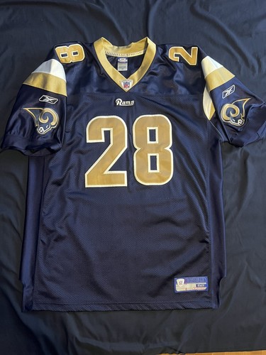 100% Authentic Marshall Faulk St Louis Rams Reebok 52 2XL VTG Throwback - Bild 1 von 7