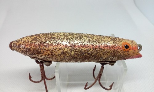 Vintage BOMBER JERK White Red Side 3 1/2" WOOD Topwater/SubSurface Fishing lure - Picture 3 of 7
