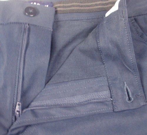 LANDS END Navy School Uniform Active Performance Chino Skort Girls 14 NEW - Picture 3 of 8