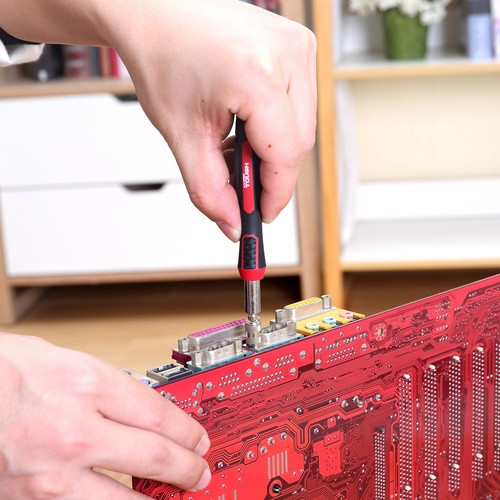 PRECISION TOOL SET 77 Piece with Magnetic Screwdriver Standard Size Bits - Picture 11 of 12