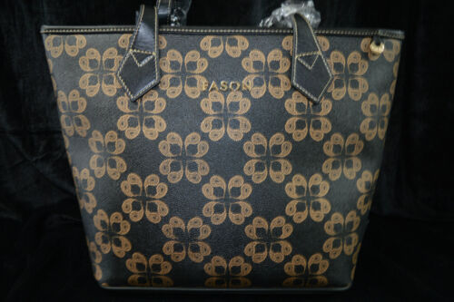 NEGRO/DORADO Damas Bolso de Diseñador y Cartera GRATIS - Regalo de San Valentín - PO GRATIS - Imagen 6 de 9