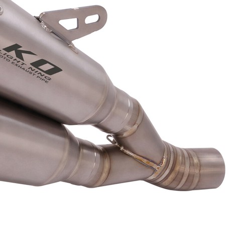 For Ducati Diavel 1200 2011-2016 Exhaust Pipe Titanium Dual-outlet Muffler Tips - Picture 7 of 8
