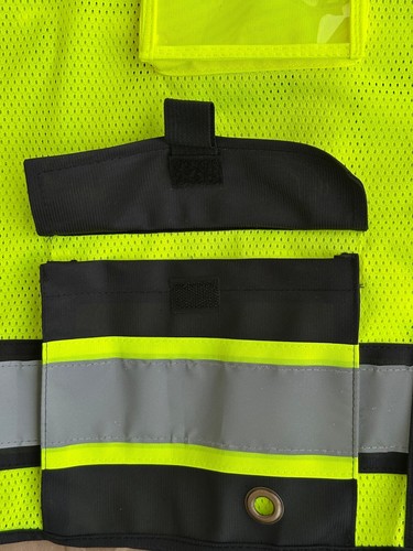 Super Duty Mesh High Visibility Safety Vest, ANSI/ ISEA 107-2020 Class 3, Type R - Picture 7 of 7