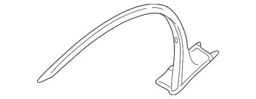 Genuine BMW Cover wheel arch front left 51-71-8-408-703