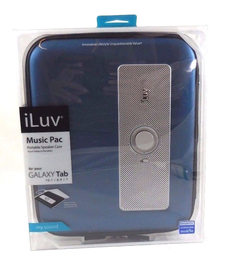 iLuv Music Pac Portable Stereo Speaker Case for Samsung Galaxy S and Galaxy  Tab