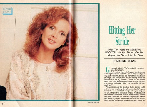 SOAP OPERA DIGEST Magazine Oct. 20 1987 Jacklyn Zeman Sam Behrens Robin Mattson - Foto 4 di 5