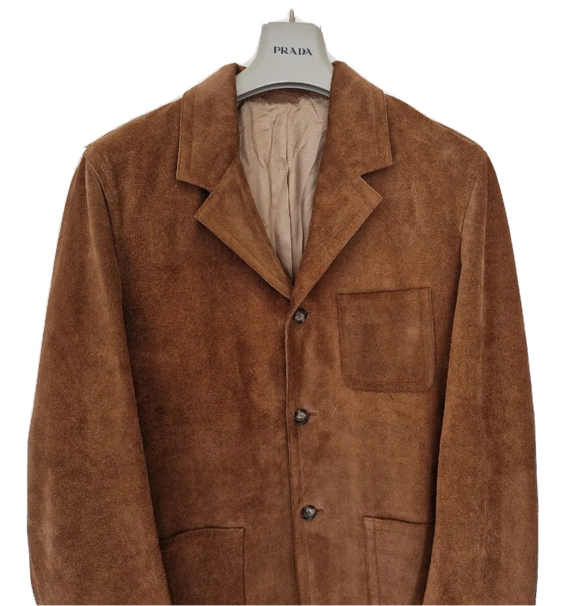 Mens PRADA MILANO suede jacket/coat Size EU50/UK40 medium/large. RRP £4,150 image 7
