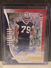 2019 Panini Absolute Trysten Hill Rookie Auto RED 52/100 Dallas Cowboys 🔥 🔥