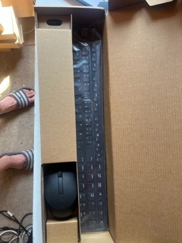 DELL KM5221W Pro Wireless Cordless Keyboard & MS3121W Mouse Set Kit NORDIC Y5XC9 - Picture 2 of 2