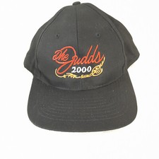 THE JUDDS 2000 CONCERT TOUR STITCHED EMBROIDERED BASEBALL CAP BLACK SNAP BACK