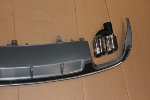 Für Audi A6 C7 Facelift Normal Avant Diffusor Auspuff Heckdiffusor in S6 Style - Bild 8 von 12