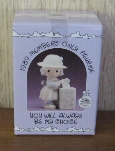 Figura Precious Moments - You Will Always Be My Choice #PM891, con caja 1989 miembros. - Imagen 3 de 3