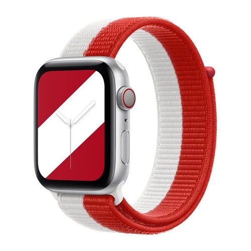 Véritable Apple Montre Nylon Sport Boucle Bande de Sangle 38mm/40mm/41mm -