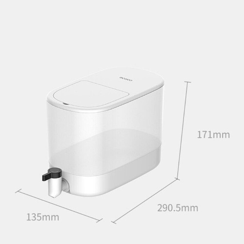 Plastic Drink Dispenser, 4L 1 Gallon Beverage Dispenser with Spigot, Grey - Picture 3 of 8