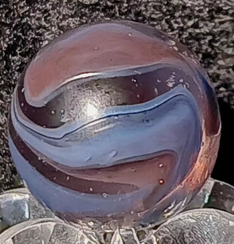 VINTAGE MARBLE KING "HERCULES" RAINBOW MARBLE. 0.61" MINT+. TOP SHELF EXAMPLE - Picture 2 of 8
