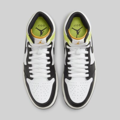 DQ0660-105 Nike Air Jordan 1 High Golf White University Gold  display picture 3