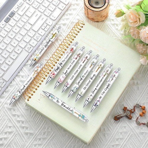 Christian Inspirational Stifte Set, 10er Pack Bibelvers Druckstifte - Bild 5 von 7