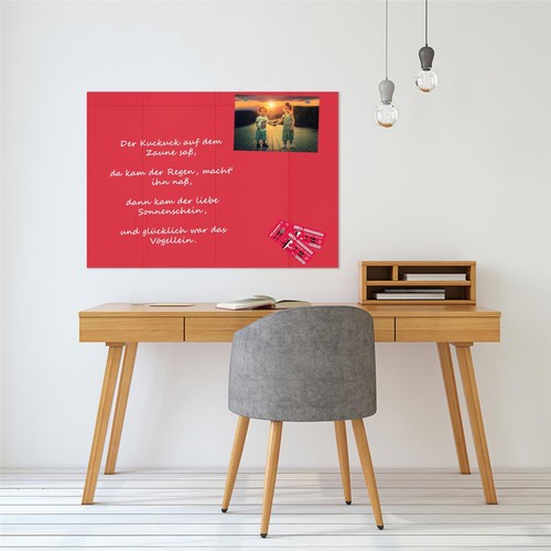 Glas-Magnettafel 70x100 Pinnwand Wand mit Zubehör Whiteboard Küche Büro Office - Bild 13 von 61