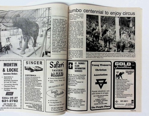 Programma souvenir Jumbo L'elefante celebrativo 100 anni Jumbo Days 1985 - Foto 8 di 11