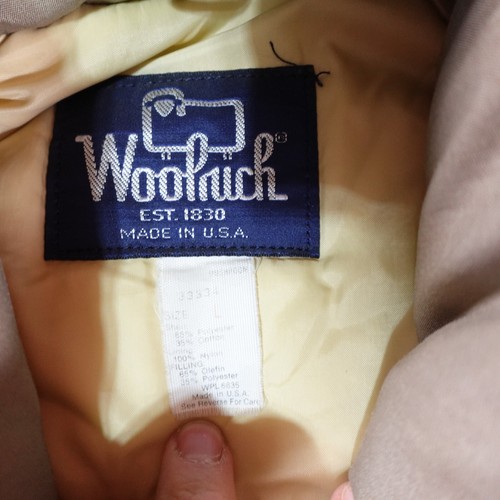 Vintage Woolrich Parka Jacket Mens Large Gray Work Wear Barn Chore Outdoor Hike - Picture 8 of 16