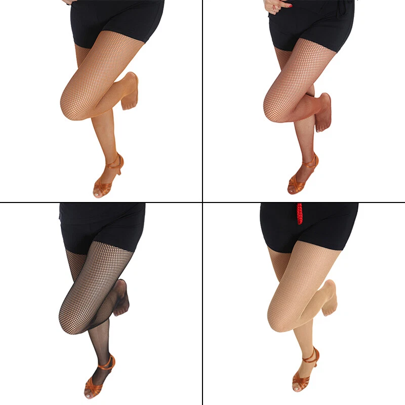 Women Dance Stockings Fishnet Tights Professional Latin Dance Pantyhose Stocking - Image 3 of 4