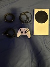 Microsoft Xbox Series S 512G White Console 1 Control Cables