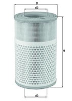 Knecht LX2079 Luftfilter FüR Saab 9-5 1.9D 2.2D 3.0D 07.01-12.09