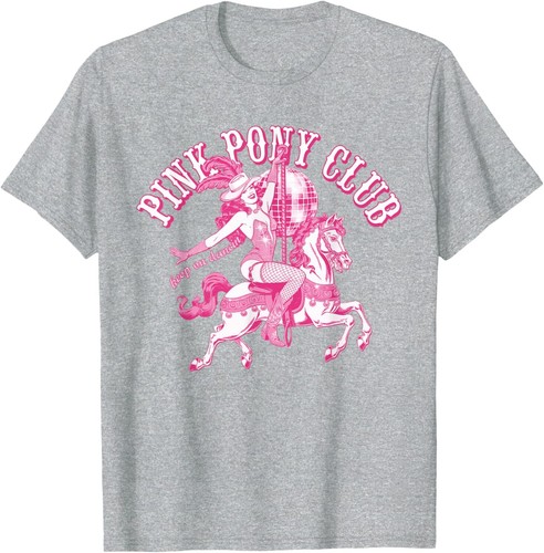 Süßes rosa Mädchen Pony Club I'm Gonna Keep On Dancing T-Shirt - Bild 7 von 11