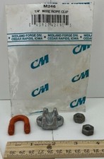 Big Orange 1/4" Wire Rope Clip M246 Brand New
