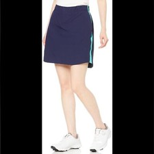NWT Under Armour Womens Links Woven Skirt Sz 4 Navy Golf Skort