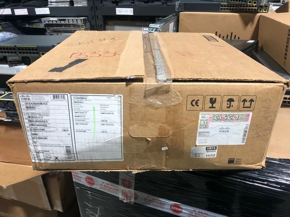 NOB Cisco WS-C3850-24S-S Catalyst SFP Switch 3850 24 Port GE SFP IP Base - Image 2 of 3