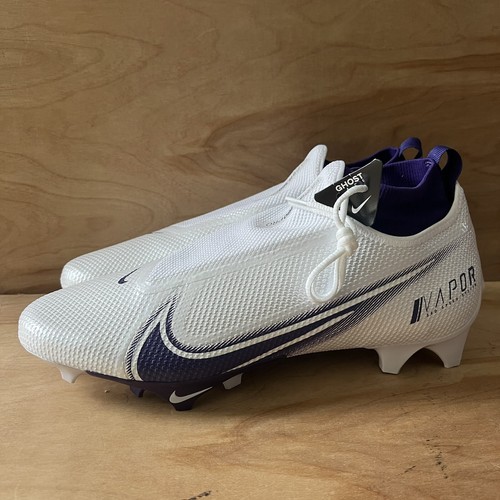 Nike Vapor Edge Pro 360 Football Cleats White/Purple CV6345-104 Men’s Size 13 - 第 3/8 張圖片