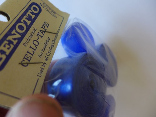 Benotto Handlebar tape blue - a very cool vintage set in package - Picture 3 of 5