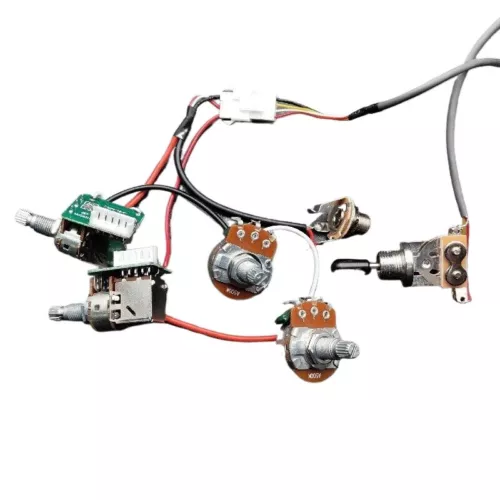 2T2V Coil Split Pre-Wiring Kit Loaded Pre-Wired Guitar Harness LP SG DOT 