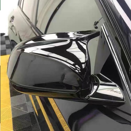 2X Glossy Black M Style Side Mirror Cover Cap for 2007-2013 BMW X5 E70 / X6 E71 - Bild 3 von 18