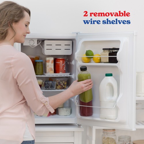 Russell Hobbs Mini Fridge 66L White Table Top & Cooler with Ice Box RH67TTLF0E1W - Picture 7 of 11